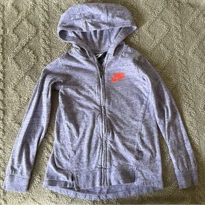 Nike Toddler Hoodie Jacket 4T Heather Purple Zip Front